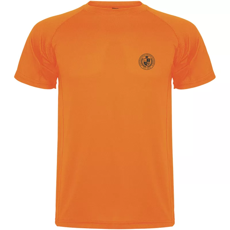 Montecarlo sportowa koszulka dziecięca z krótkim rękawem - Fluor Orange (K0425-FLORANGE)