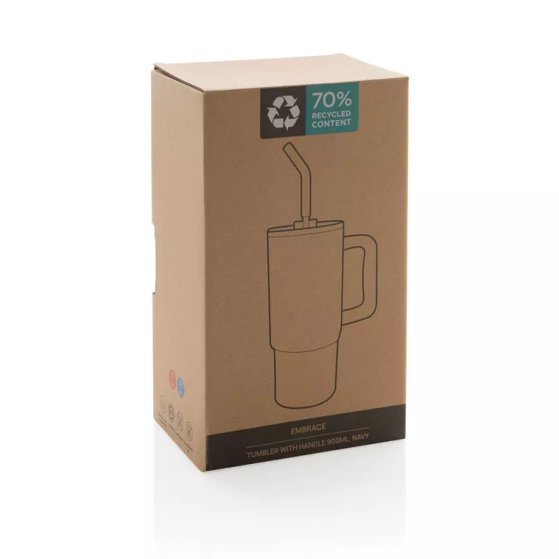 Kubek termiczny 900 ml Embrace - granatowy (P437.3025)
