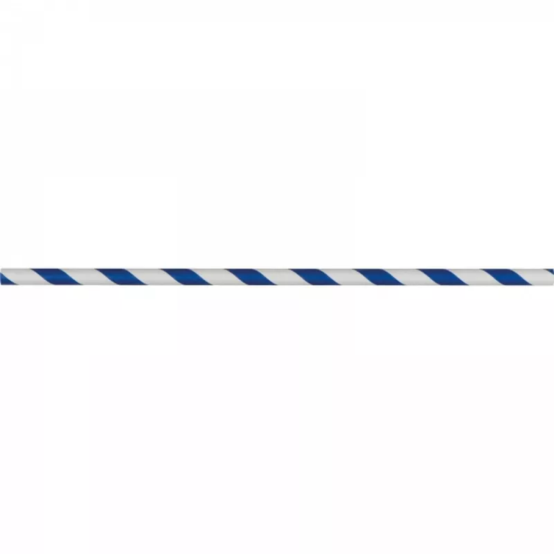 Słomki do napojów tekturowe 10 szt. LINA - niebieski (8119104)