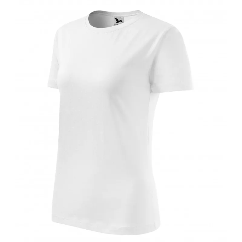 Damska koszulka bawełniana 145 g/m² MALFINI CLASSIC NEW 133 - Biały (ADLER133-BIAŁY)