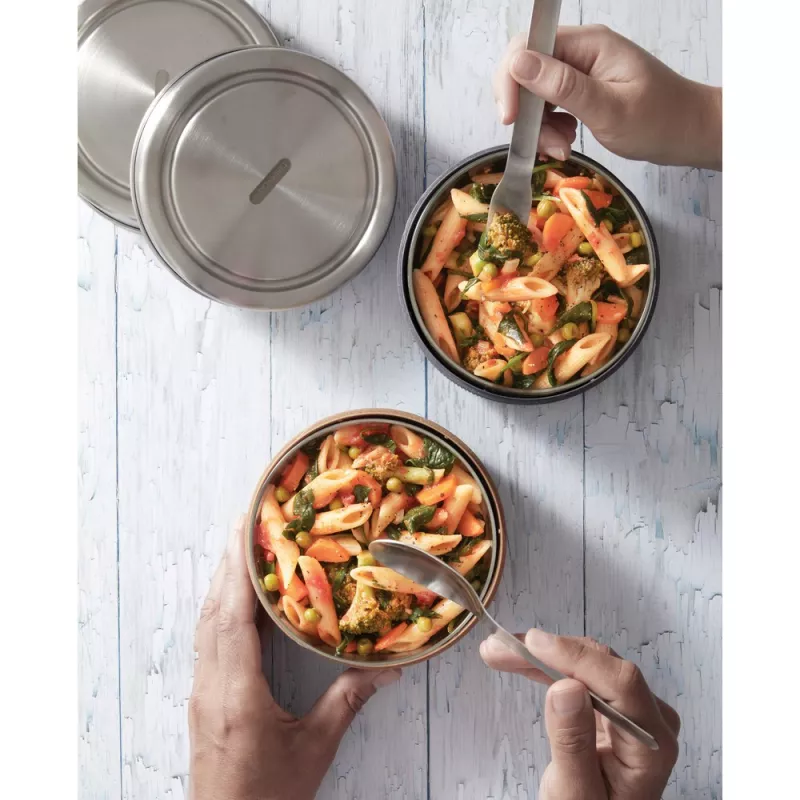 Lunchbox, pudełko śniadaniowe 750 ml Black+Blum - brązowy (P439.0409)