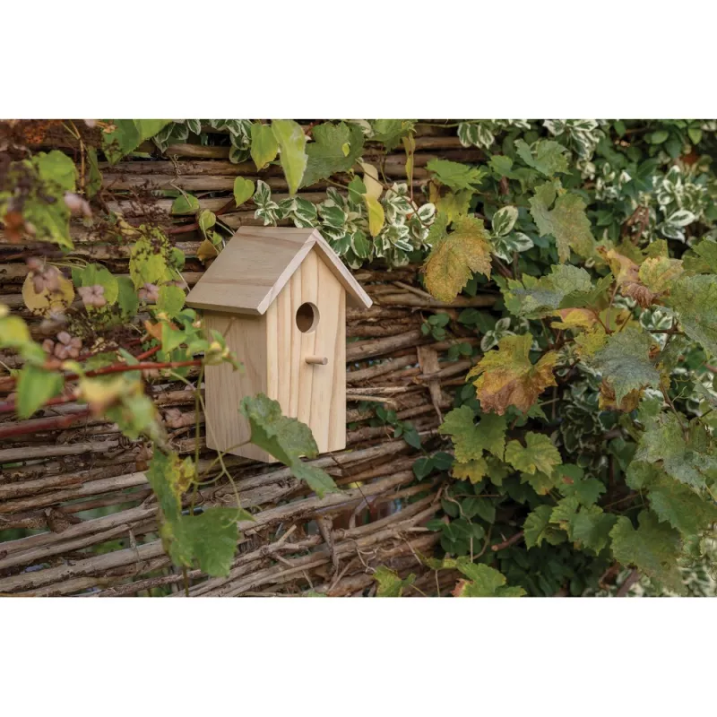 Drewniany domek dla ptaków - brązowy (P416.749)