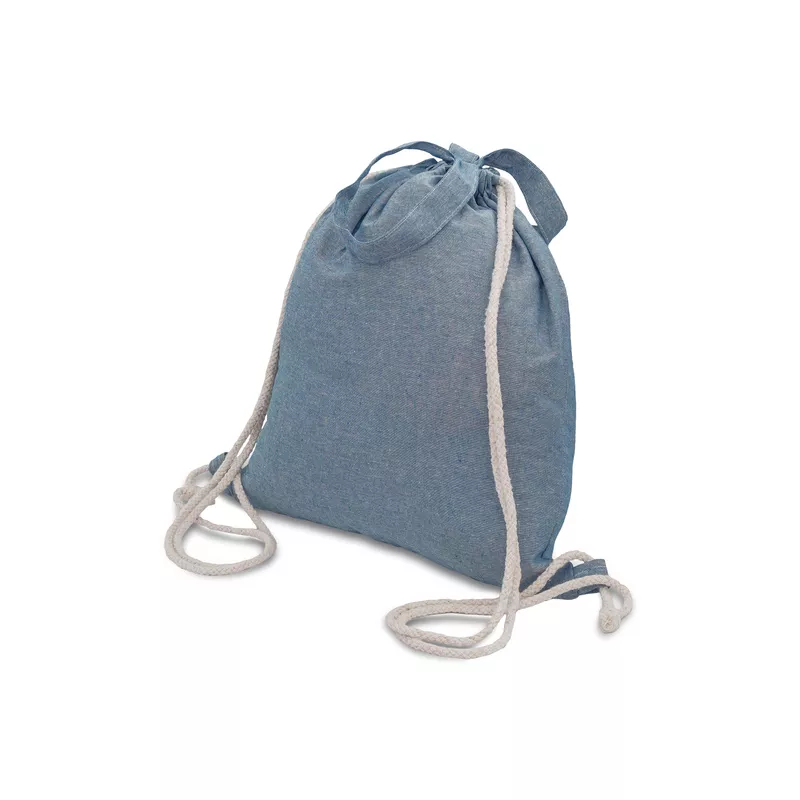 Plecak z bawełny Moti - niebieski (R08574.04)