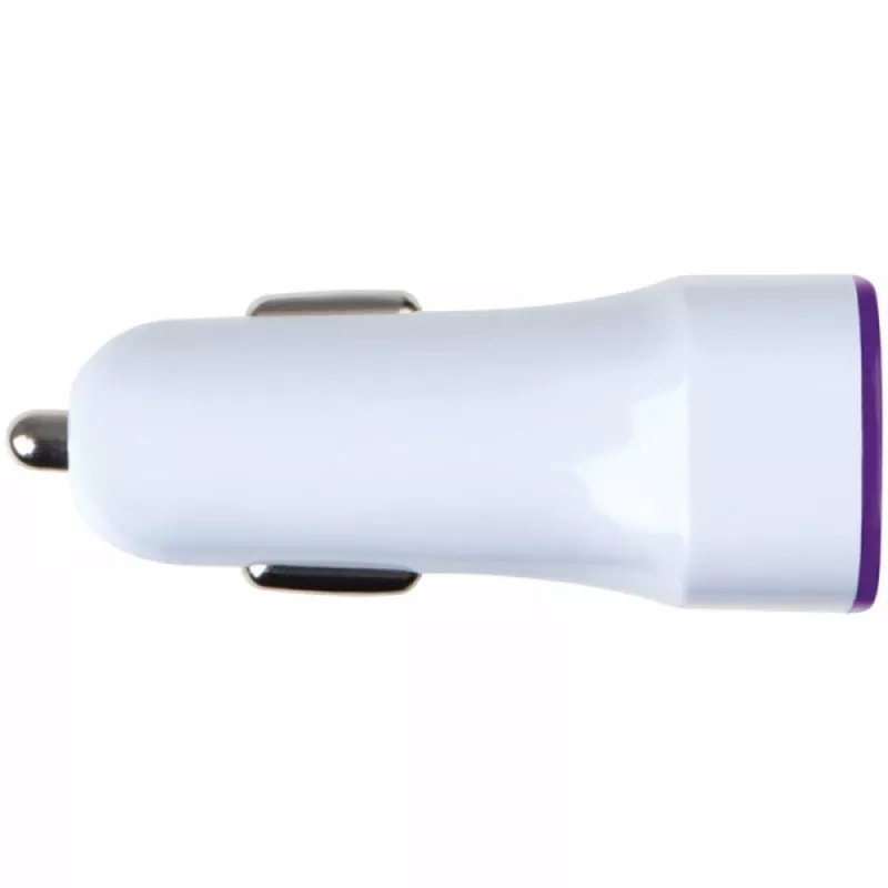 Ładowarka samochodowa USB FRUIT - fioletowy (092812)