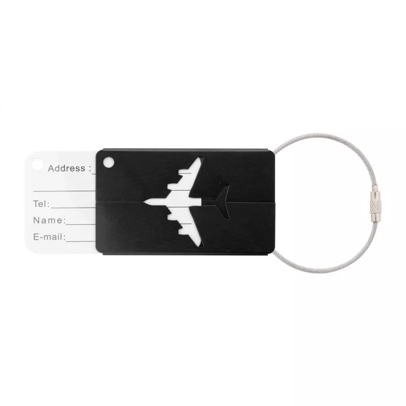 Zawieszka na bagaż Orlando - czarny (AP808121-10)