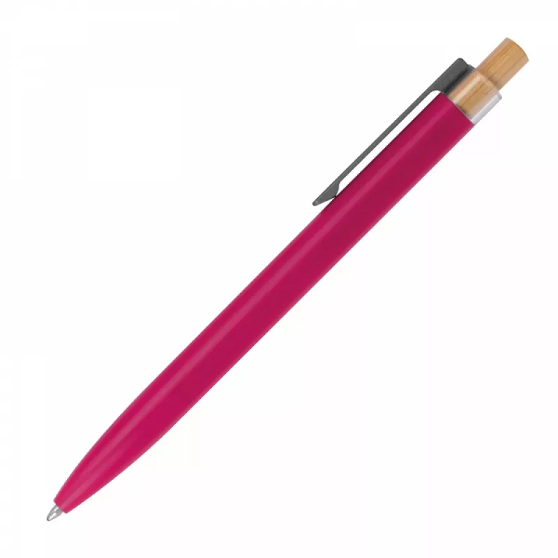 Długopis z aluminium z recyklingu - różowy (1384511)