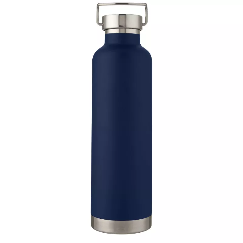 Miedziana, izolowana próżniowo butelka Thor 1 litr - Ciemnoniebieski (10067355)