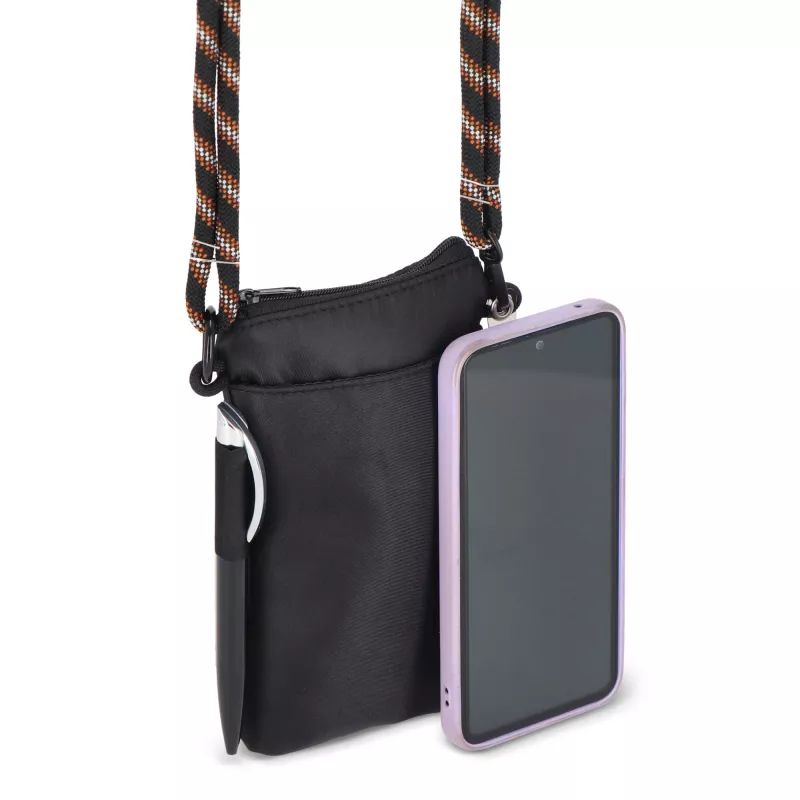 Kieszonkowa torba Everyday Essentials z paskiem z paracordu - czarny (LT95320-N0002)