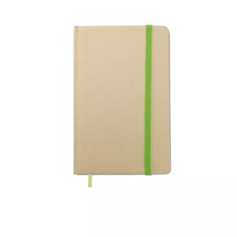 Notes A6 z recyklingu 96 kartek gładkie EVERNOTE - Limonka (MO7431-48)
