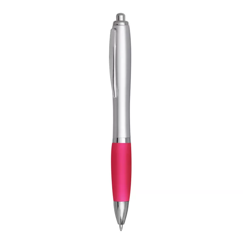 Długopis - magenta, srebrny (56-1102004)