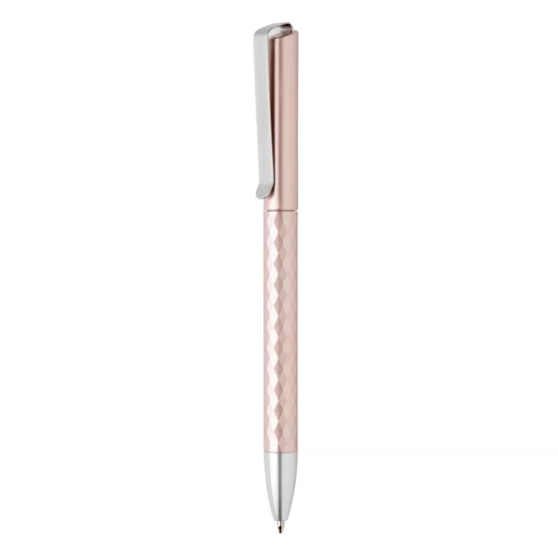 Długopis z ABS z metalowym klipem X3.1 - różowy (P610.930)
