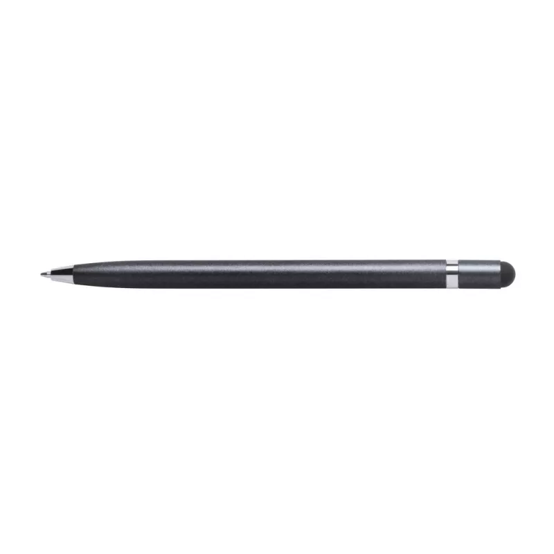 Długopis aluminiowy z touch pen-em - czarny (V1912-03)