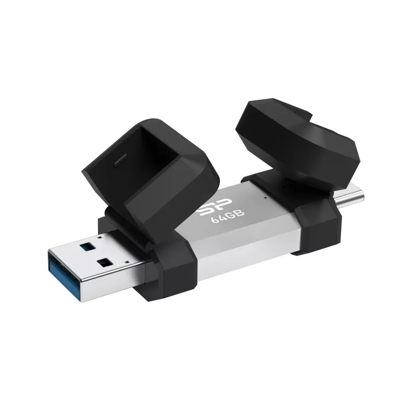 Pendrive OTG Silicon Power Mobile C51 USB 3.2 od 64 do 256 GB - czarny (EG834203 64GB)