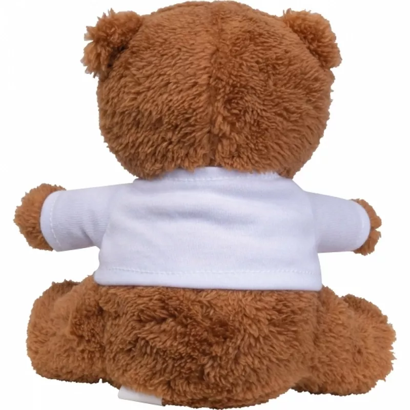 Pluszowy miś z poliestru z recyklingu HELSINKI - brązowy (545601)