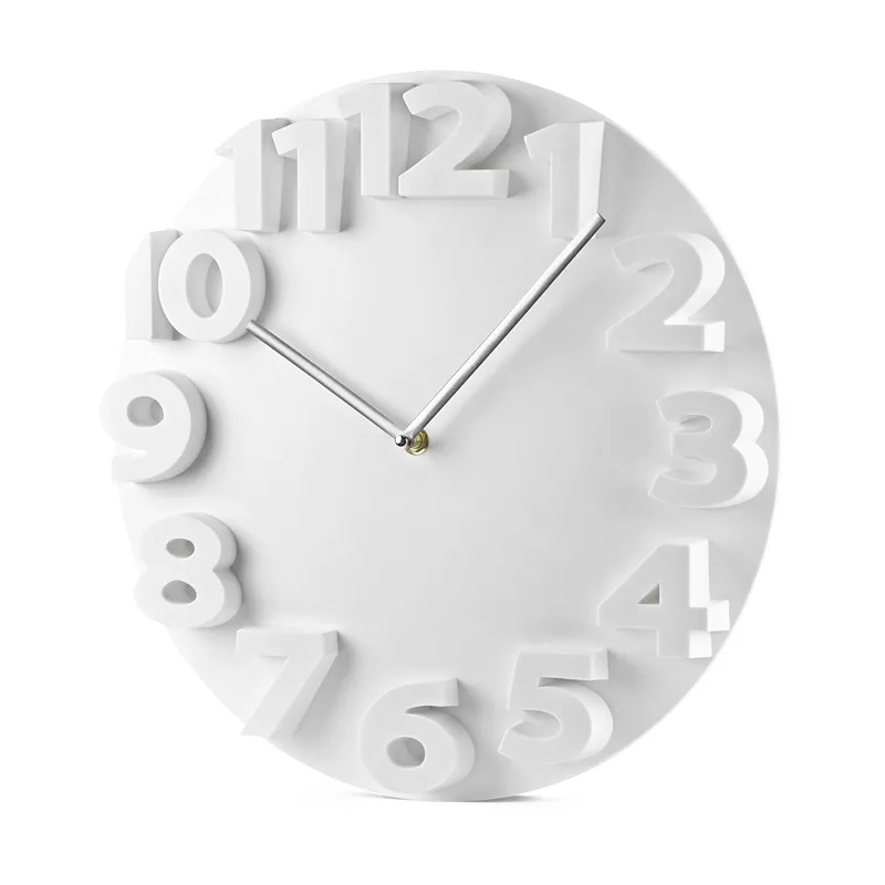 Zegar ścienny MAURO - biały (03062-01)