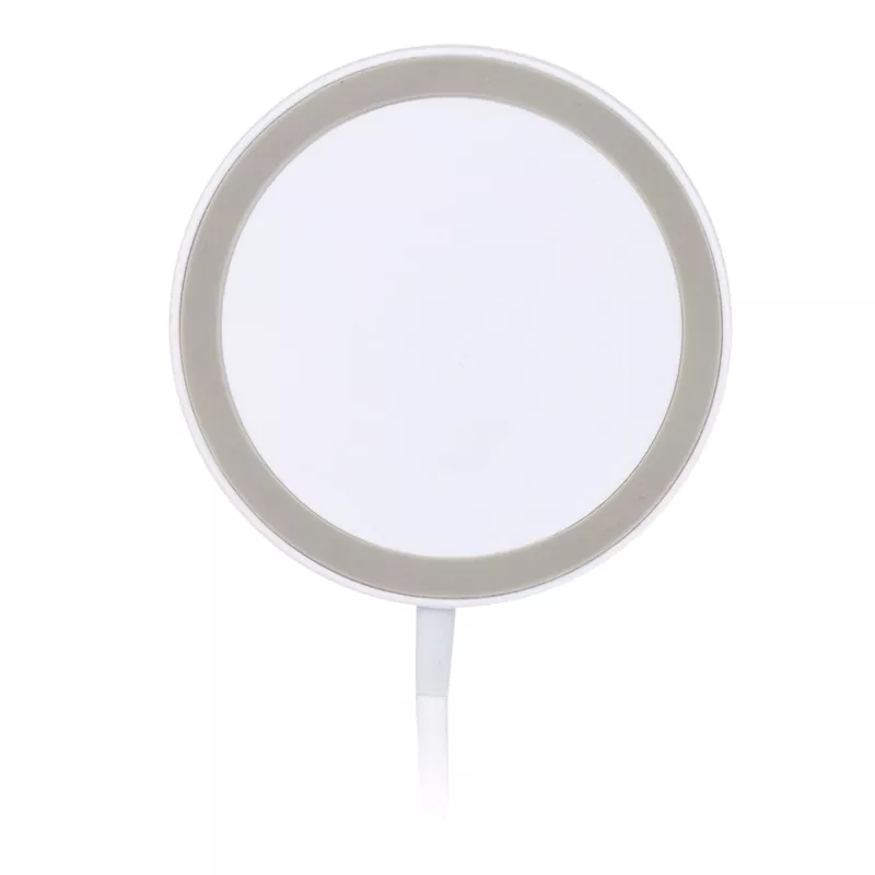 Bezprzewodowa magnetyczna podkładka ładująca 15W - biały (LT95558-N0001)