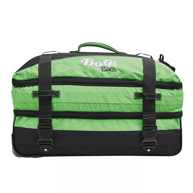 Torba podróżna na kółkach BoGi L - czarny, zielony (56-2250727)