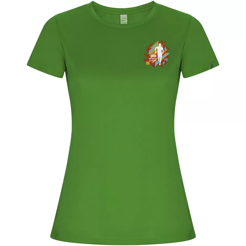 Damska koszulka sportowa poliestrowa 135 g/m² ROLY IMOLA WOMAN 0428 - Green Fern (R0428-GRFERN)