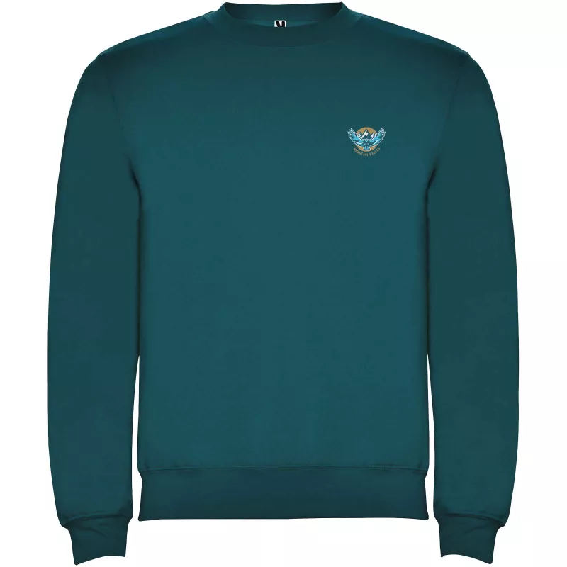 Ulan bluza unisex z zamkiem błyskawicznym na całej długości - Jeziorny niebieski (K1070-BLUELAKE)