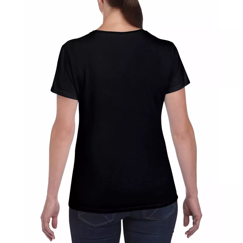 Koszulka bawełniana 180 g/m² Gildan Heavy Cotton™ - DAMSKA - Black (5000L-BLACK)