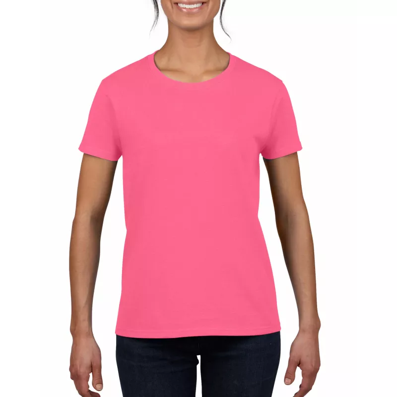 Koszulka bawełniana 180 g/m² Gildan Heavy Cotton™ - DAMSKA - Safety Pink  (5000L-SAFETY PINK)