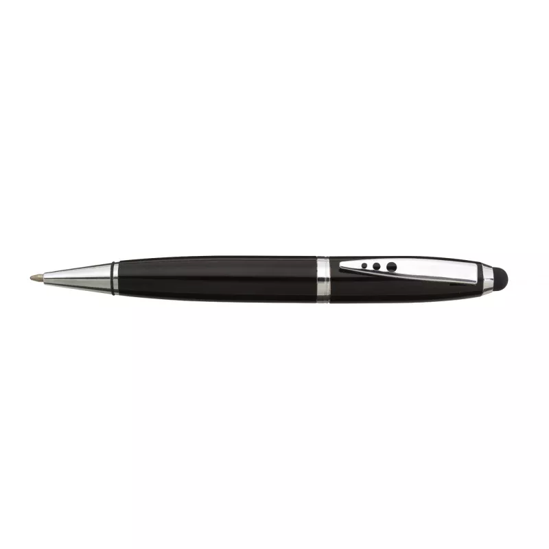 Długopis ze stali nierdzewnej TOUCH DOWN - czarny (58-8113002)