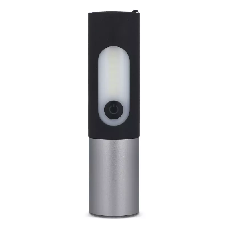 Akumulatorowa latarka LED 10W z funkcją zoom 300lm - czarny (LT93319-N0002)