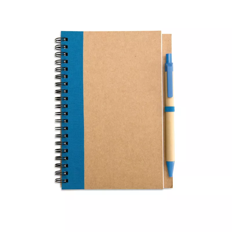 Notes B6 z długopisem 70 kartek gładkie SONORA PLUS - Niebieski (IT3775-04)