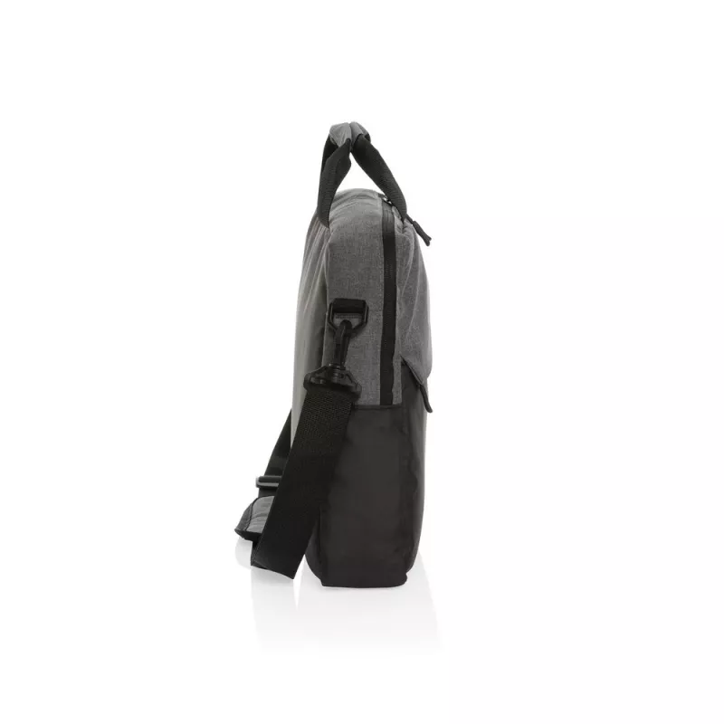 Torba na laptopa 15,6" AWARE™ Kazu, poliester z recyklingu - szary (P732.172)