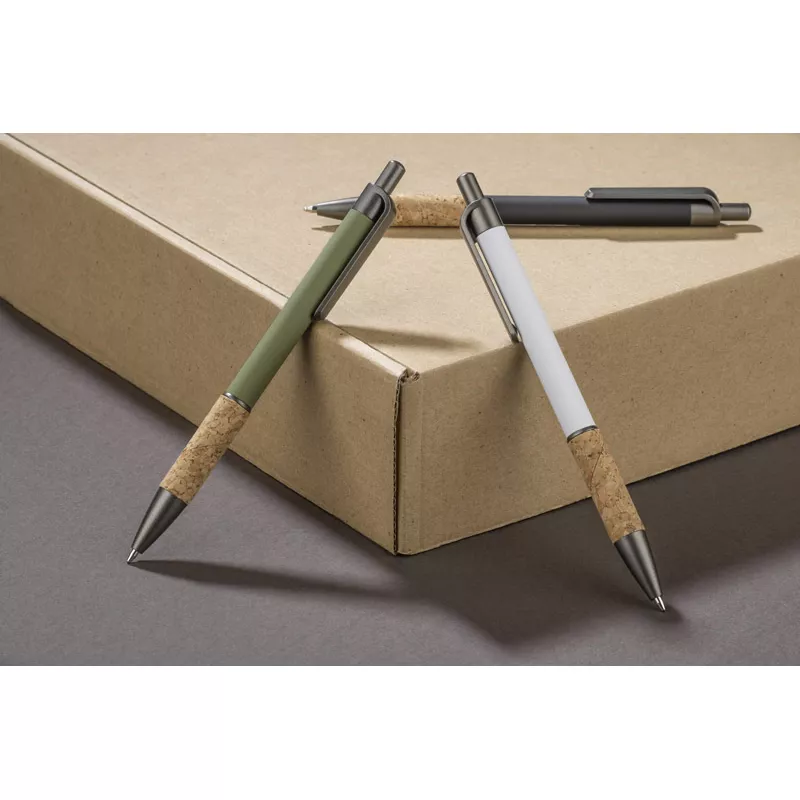 Długopis metalowy KUBOD - biały (19680-01)