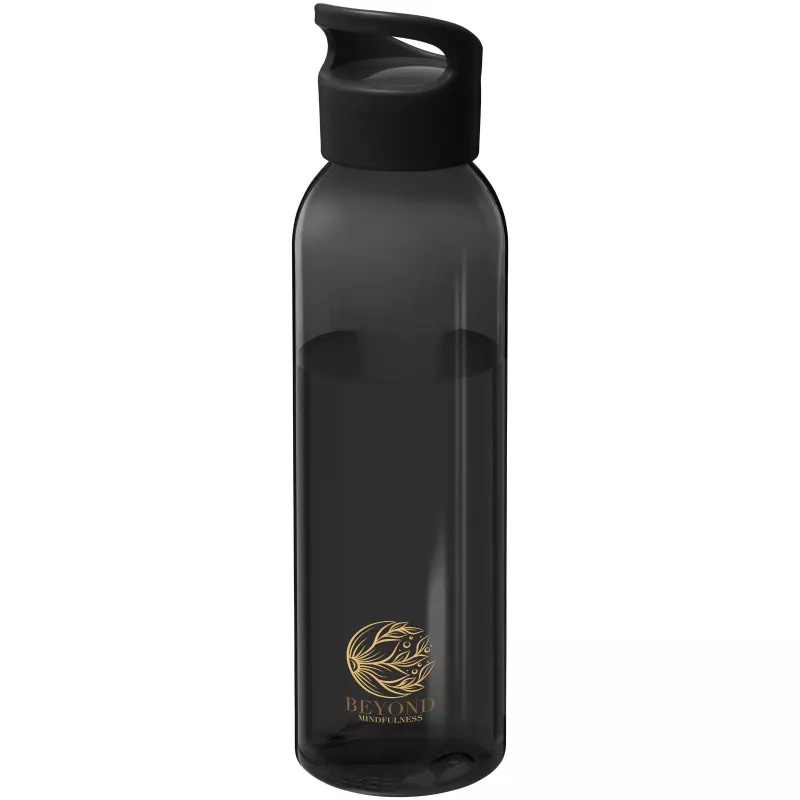 Sky butelka na wodę o pojemności 650 ml z tworzyw sztucznych pochodzących z recyklingu - Czarny (10077790)