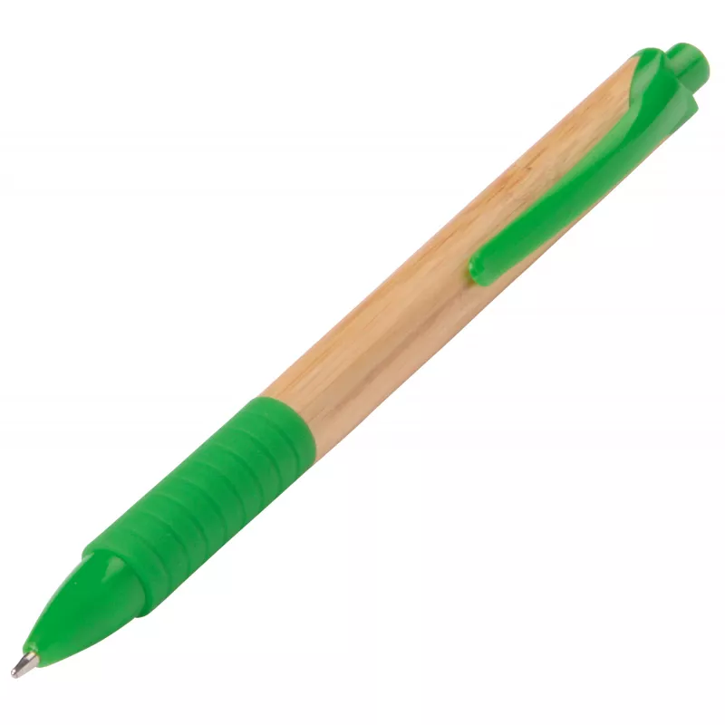 Długopis BAMBOO RUBBER - zielony (56-1101541)