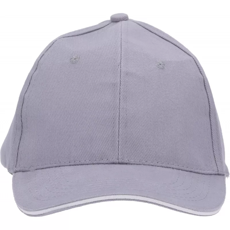 Czapka z daszkiem 6 paneli SAN FRANCISCO - szary (046607)