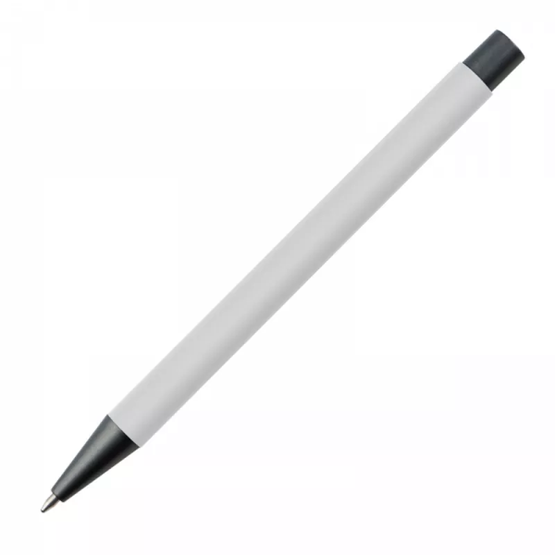 Długopis plastikowy MIKOLAJ - biały (1094506)