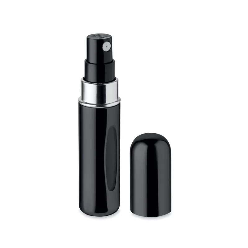 Atomizer na perfumy aluminiowy 5 ml SPRAY - Czarny (MO3133-03)