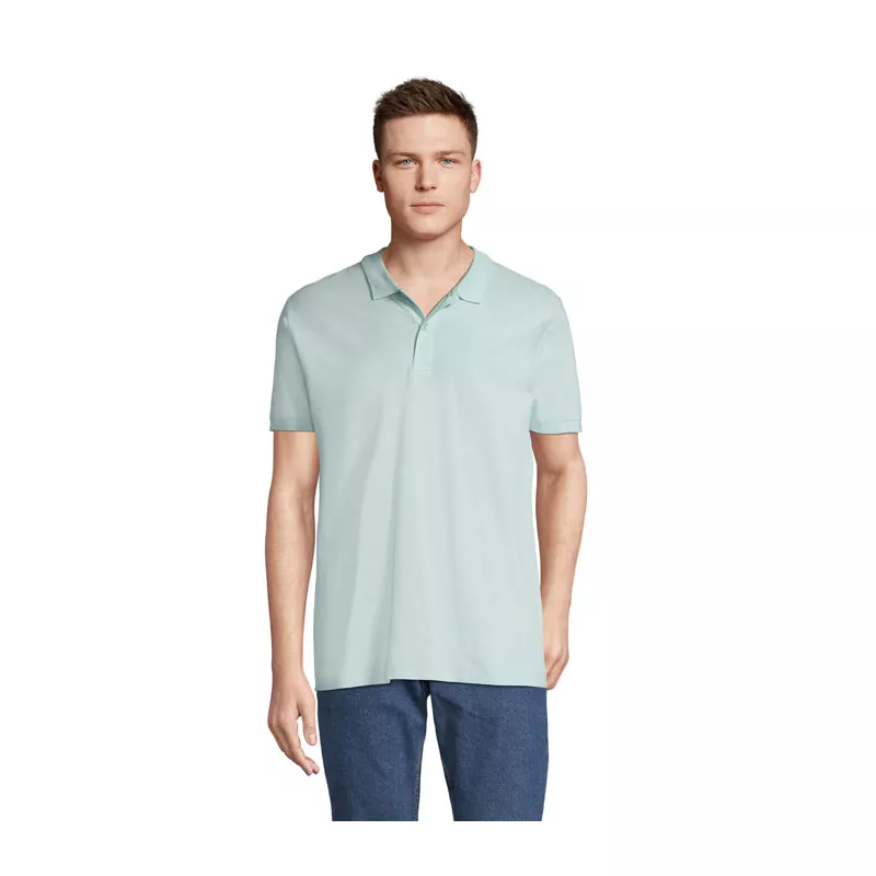 Polo męskie organiczne 170 g/m² Sol's PLANET MEN - Arctic Blue (S03566-AA)