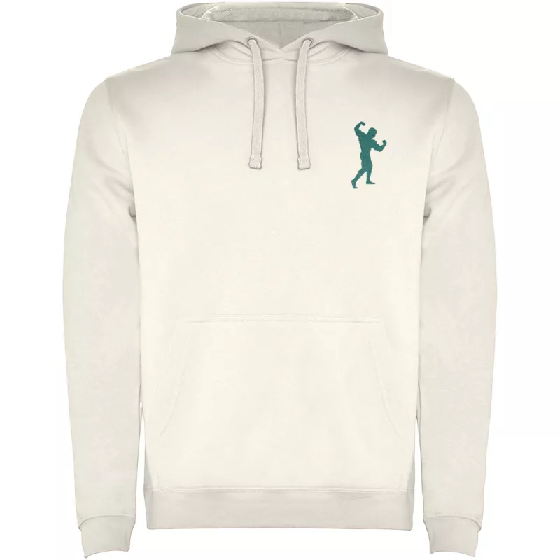 Bluza z kapturem "kangurek" 280 g/m² Roly Urban - Vintage White (R1067-VNTWHITE)
