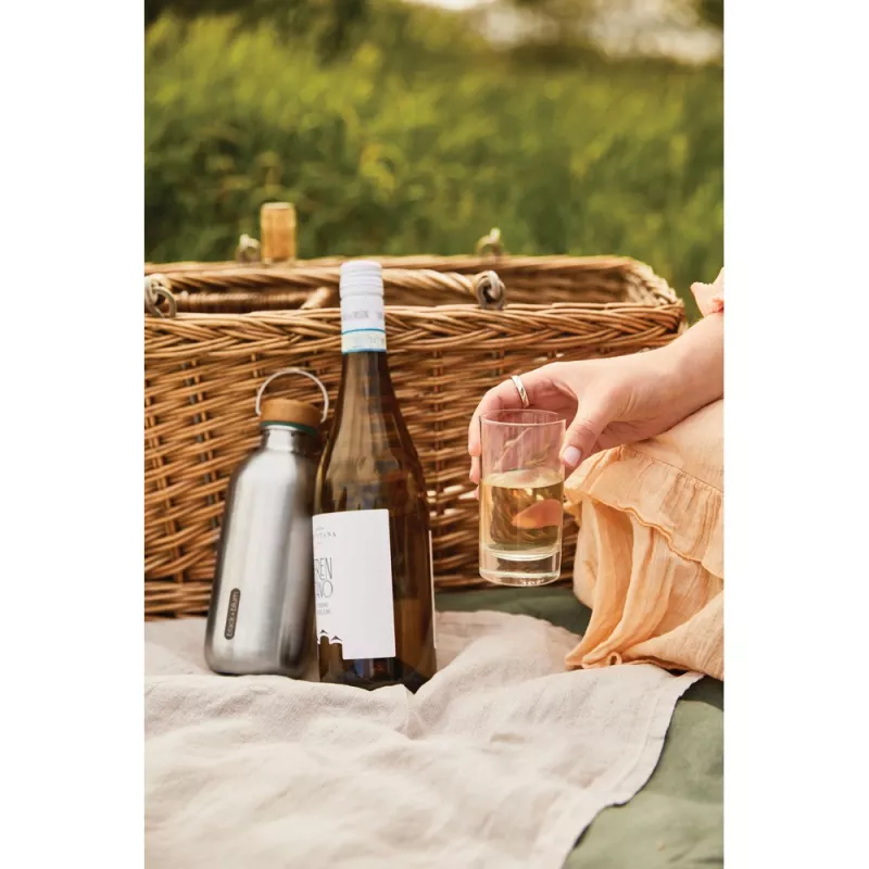 Butelka sportowa 600 ml Black+Blum - olive green (P439.1227)