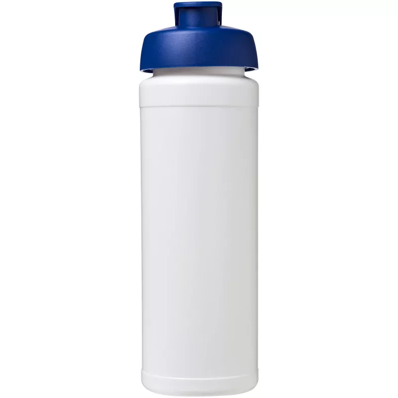 Bidon Baseline® Plus o pojemności 750 ml z wieczkiem zaciskowym i uchwytem - Biały-Niebieski (21007402)