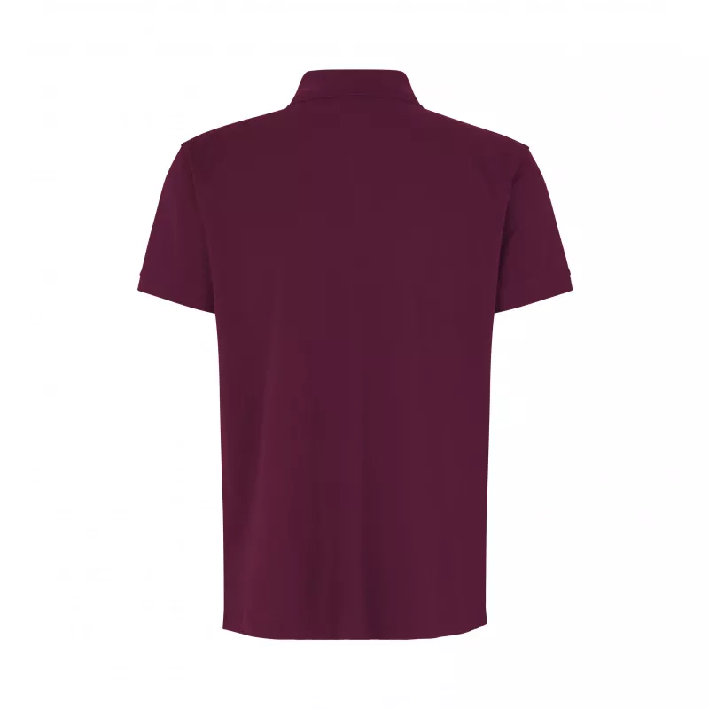 Koszulka bawełniana 210 g/m² ID Polo/stretch 0525 - Bordeaux (0525-BORDEAUX)