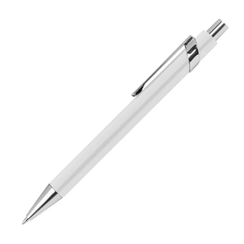 Długopis reklamowy metalowy - matowy - biały (1071606)