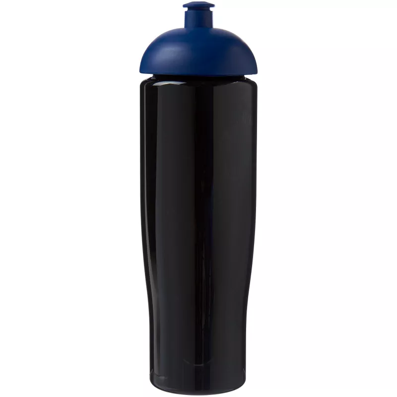 Bidon H2O Tempo® o pojemności 700 ml z wypukłym wieczkiem - Czarny-Niebieski (21004213)