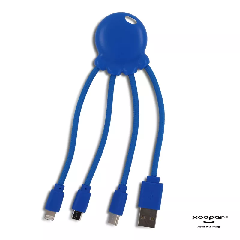 2087 | Xoopar Octopus Charging cable - niebieski (LT41005-N0011)