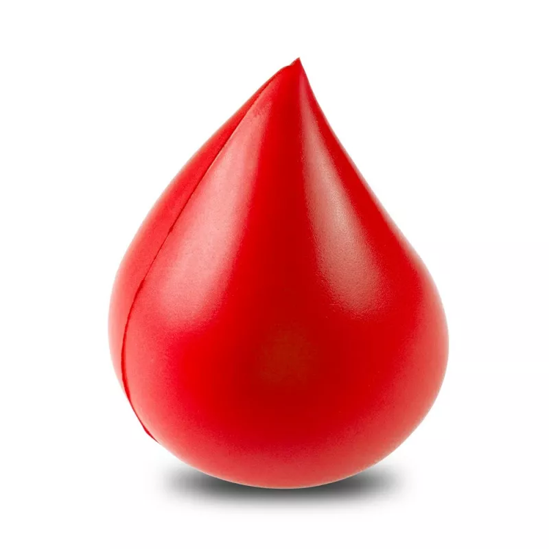 Antystres "kropla" - czerwony (V2830-05)