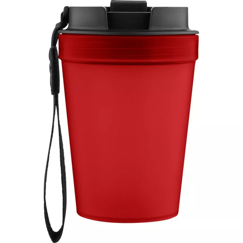 Kubek podróżny 350 ml - czerwony (VB287-05)