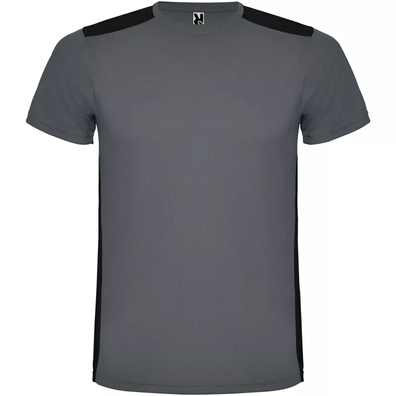 Detroit sportowa koszulka unisex z krótkim rękawem - Czarny-Ebony (R6652-BLACK-EBONY)
