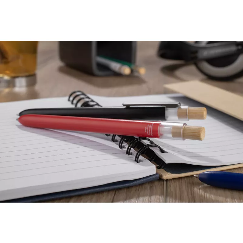 Długopis z odpadów ocean bound OCEANO - czerwony (19740-04)