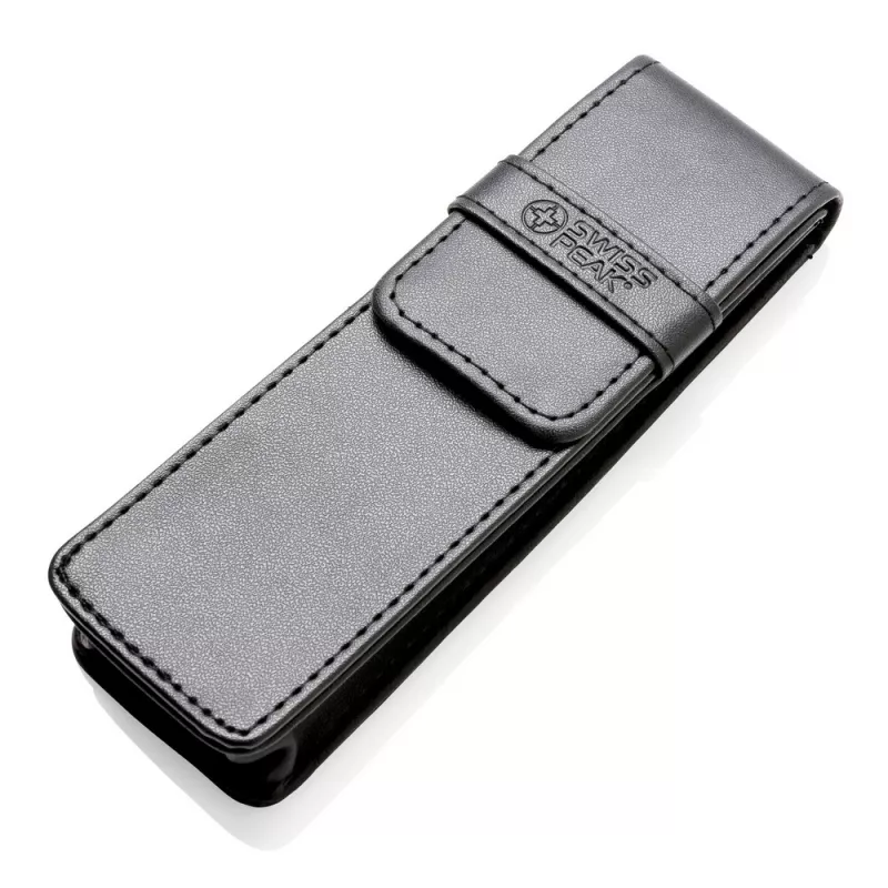 Zestaw piśmienny  pióro kulkowe z touch penem oraz długopis Swiss Peak - czarny, srebrny (P610.430)