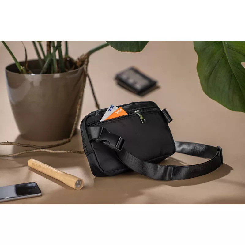 Torebka saszetka biodrowa KIMI - czarny (20823-02)