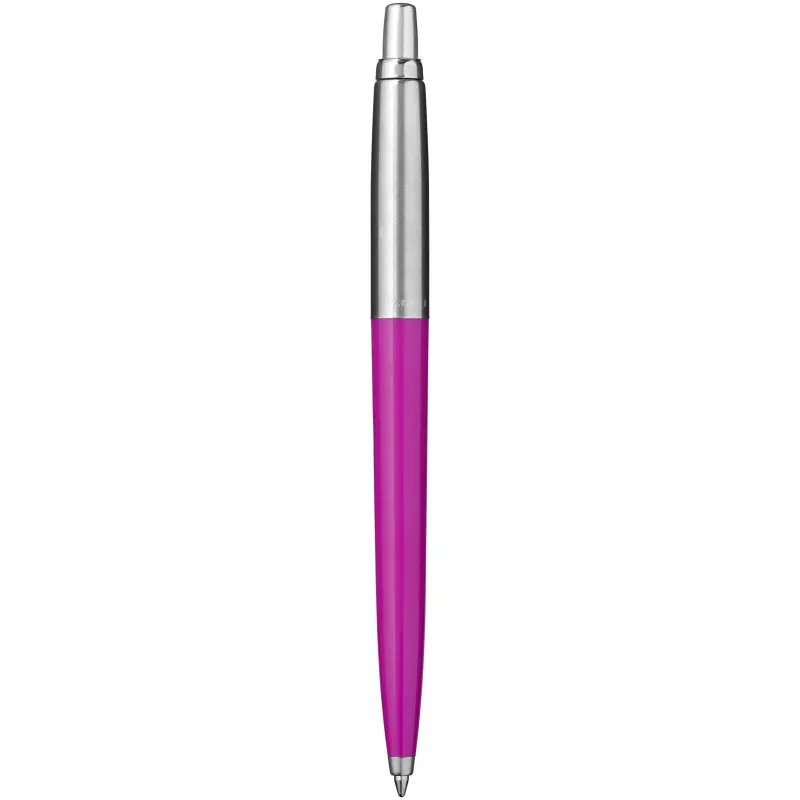 Długopis PARKER JOTTER z czarnym wkładem - Magenta-Srebrny (10647505)